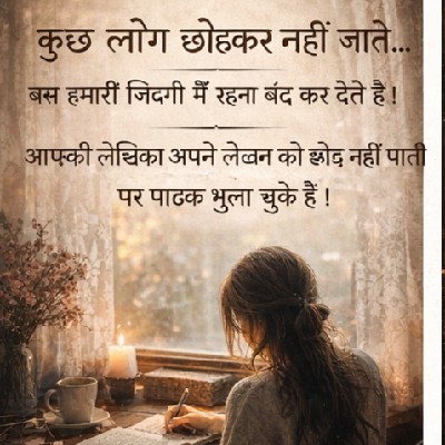 ✍🏻️✍🏻️अलोन राइटर *समप्रभा * "सम"