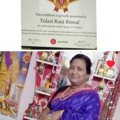 Writer Tulasirani Biswal (Das)