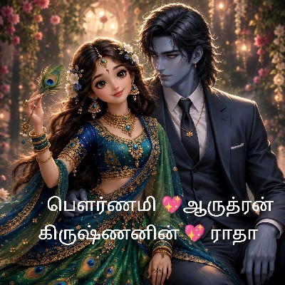 பௌர்ணமி 💖ஆருத்ரன் கிருஷ்ணனின் 💖ராதா