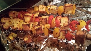 पनीर सब्ज़ शाश्लिक