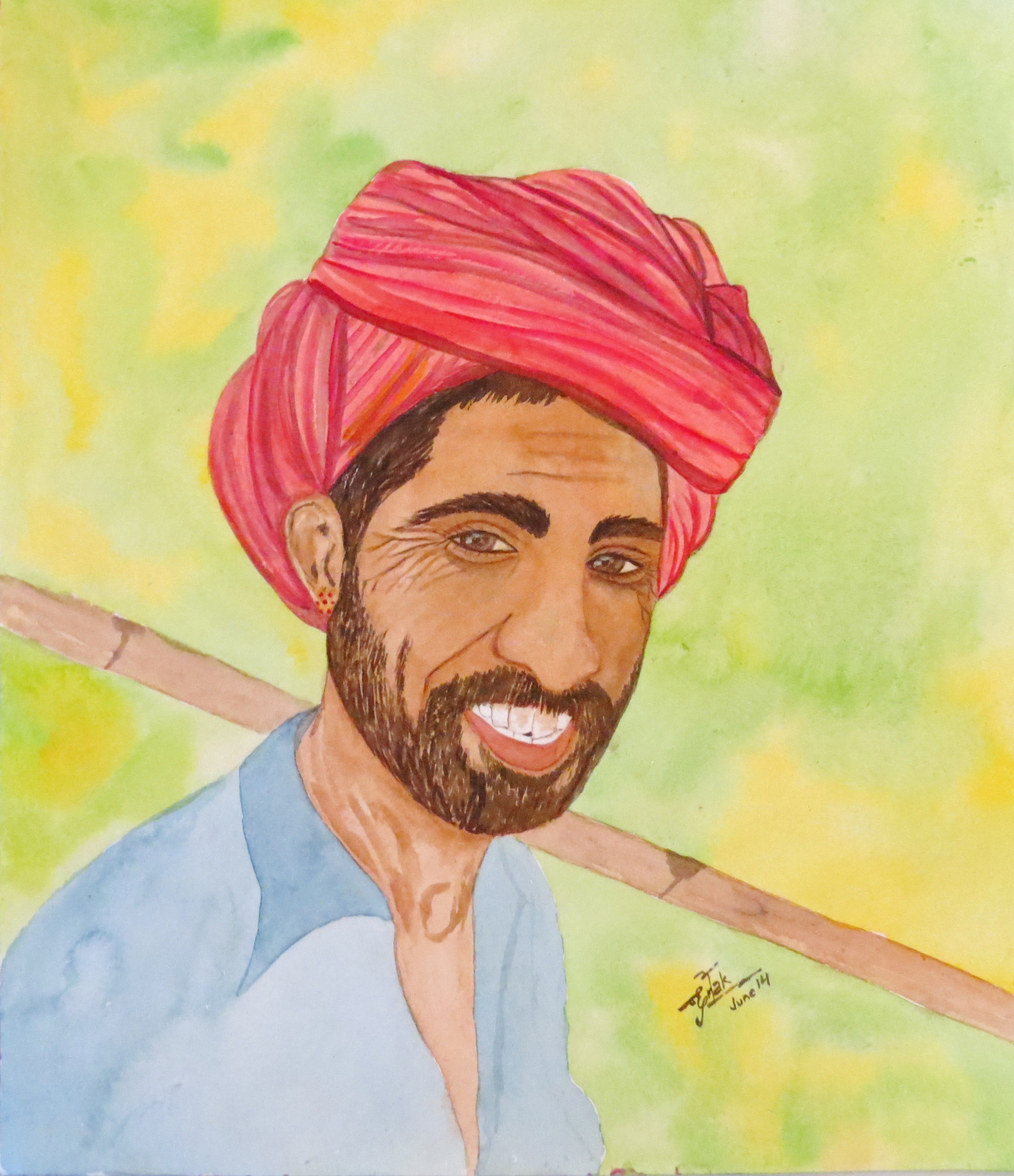 रस्क खाता लाचार आदमी ....