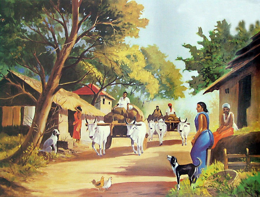 गावाकडील सकाळ...