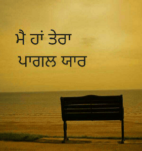 ਮੈ ਹਾਂ ਤੇਰਾ 
   ਪਾਗਲ ਯਾਰ