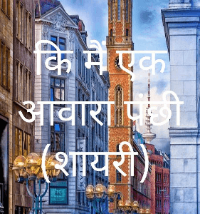 कि मैं एक आवारा पंछी (शायरी)