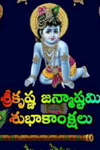 శ్రీ కృష్ణాష్టమి శుభాకాంక్షలు
