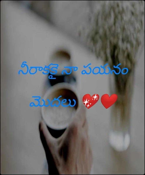 నీరాకకై నా పయనం మొదలు 💖❤