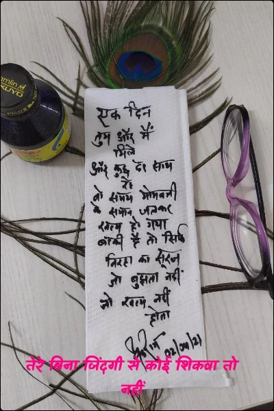 तेरे बिना जिंदगी से कोई शिकवा तो नहीं