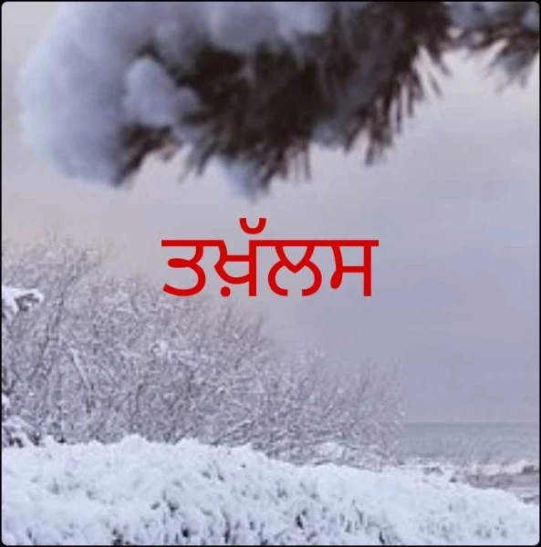 ਤਖ਼ੱਲਸ