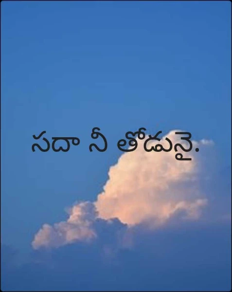 సదా నీ తోడునై.