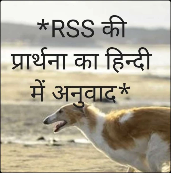 *RSS की प्रार्थना का हिन्दी में अनुवाद*