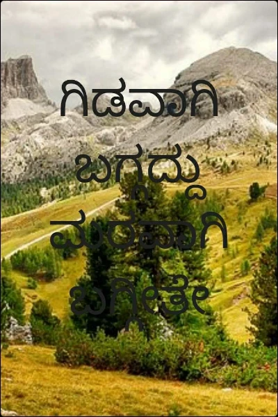 ಗಿಡವಾಗಿ ಬಗ್ಗದ್ದು ಮರವಾಗಿ ಬಗ್ಗೀತೇ