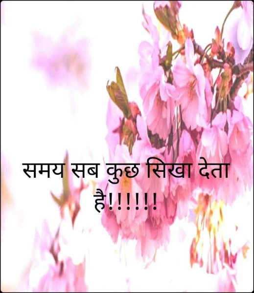 समय सब कुछ सिखा देता है!!!!!!