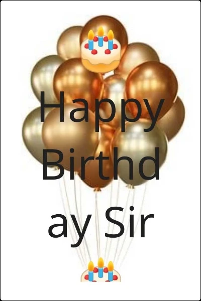 🎂Happy Birthday Sir 🎂