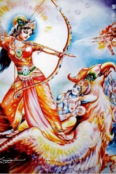 నరకాసుర వధ :  కథ