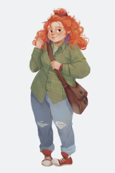The chubby girl