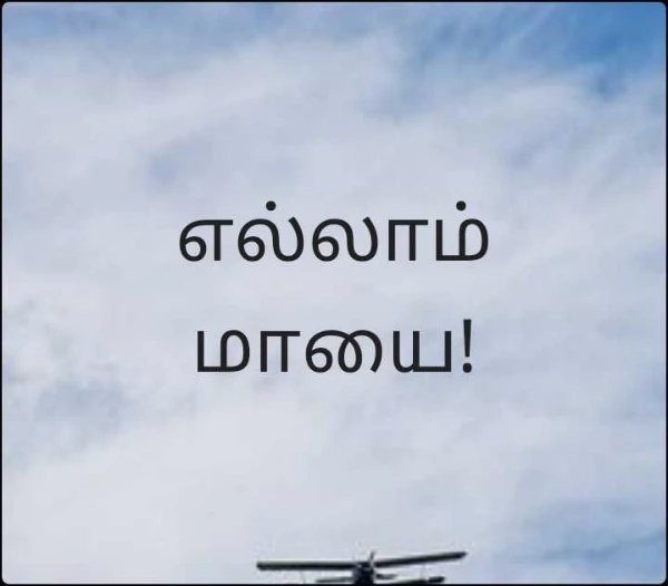 எல்லாம் மாயை!