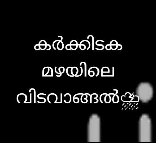 കർക്കിടക മഴയിലെ വിടവാങ്ങൽ⛈️