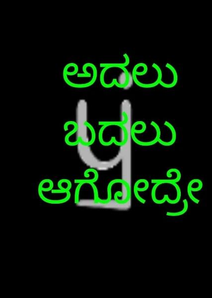 ಅದಲು ಬದಲು ಆಗೋದ್ರೇ