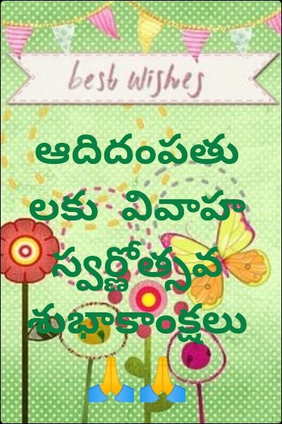ఆదిదంపతులకు  వివాహ స్వర్ణోత్సవ శుభాకాంక్షలు 🙏🙏