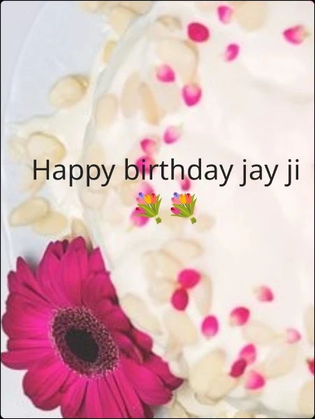 Happy birthday jay ji 💐💐