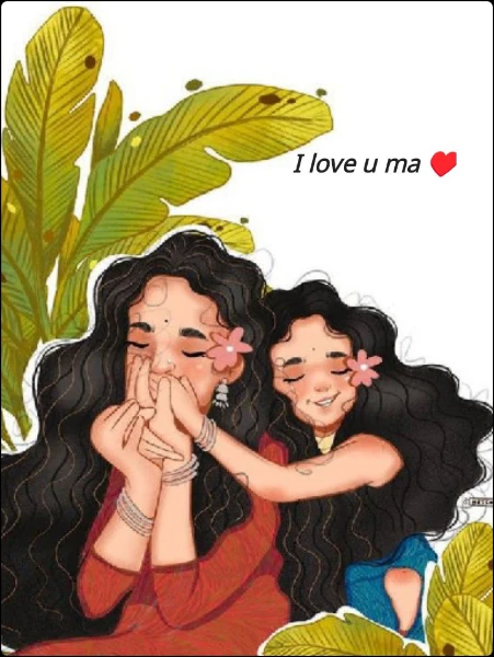 I love u ma ♥️