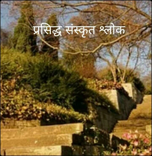 प्रसिद्ध संस्कृत श्लोक