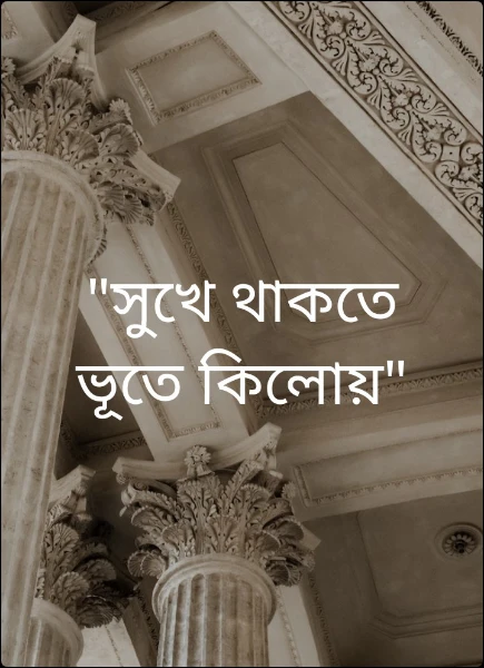 "সুখে থাকতে ভূতে কিলোয়"