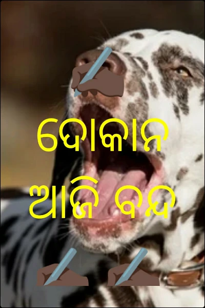 ✍🏿️ ଦୋକାନ ଆଜି ବନ୍ଦ ✍🏿️✍🏿️