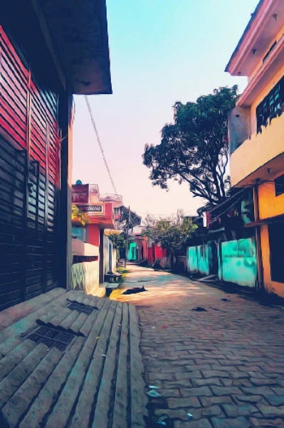 गलियो की खामोशी