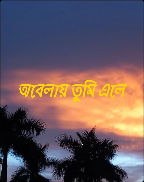 অবেলায় তুমি এলে