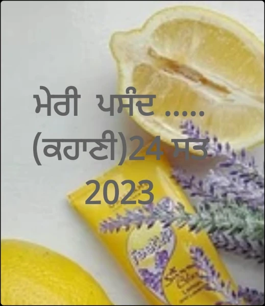 ਮੇਰੀ  ਪਸੰਦ ..... (ਕਹਾਣੀ)24 ਸਤ 2023