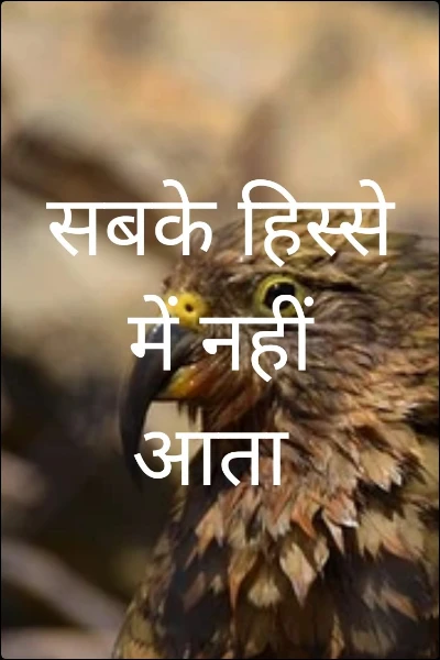 सबके हिस्से में नहीं आता