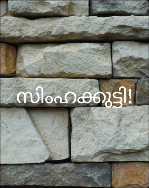 സിംഹക്കുട്ടി!
