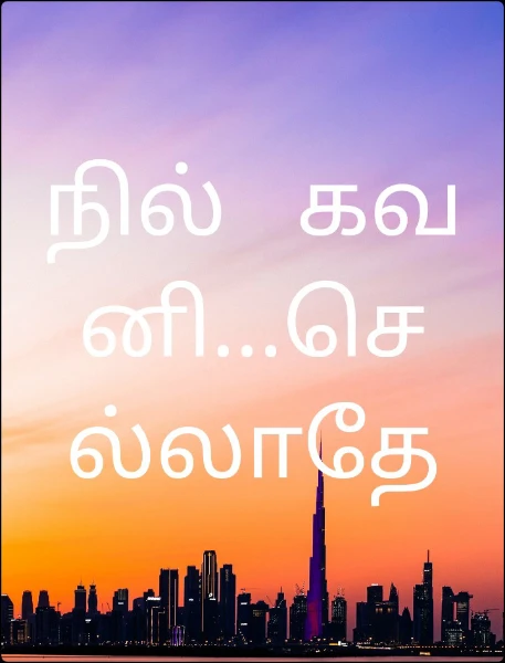 நில்   கவனி...செல்லாதே