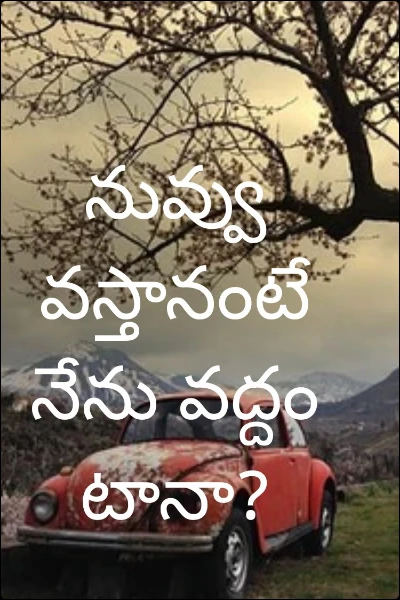 నువ్వు వస్తానంటే నేను వద్దంటానా?