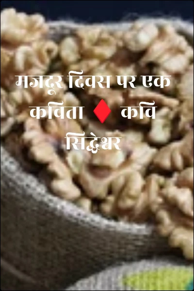 मजदूर दिवस पर एक कविता ♦️ कवि सिद्धेश्वर