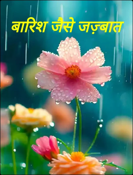 बारिश जैसे जज़्बात