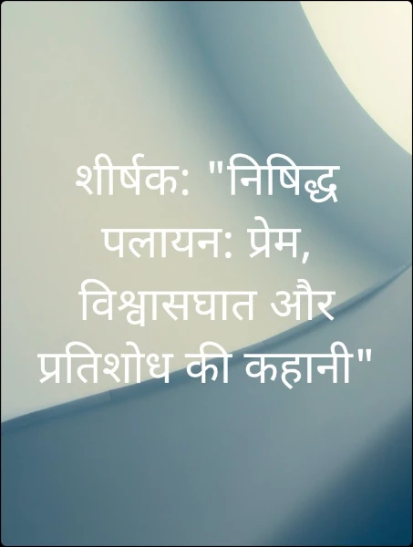 शीर्षक: "निषिद्ध पलायन: प्रेम, विश्वासघात और प्रतिशोध की कहानी"