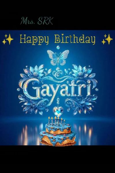 Happy Birthday Gayatri Mahika gaaru 🎂💐