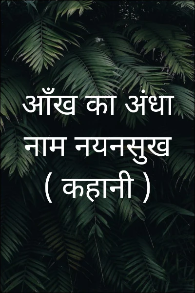 आँख का अंधा नाम नयनसुख ( कहानी )