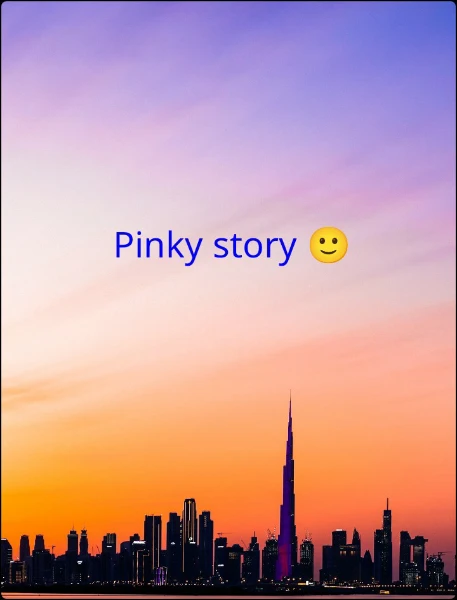 Pinky story 🙂