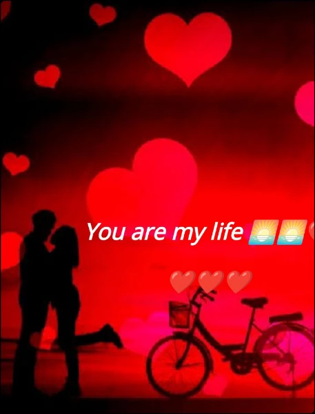 You are my life 🌅🌅❤️❤️❤️❤️