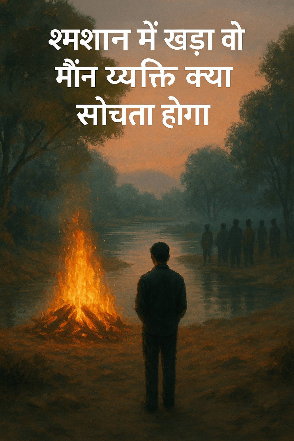 श्मशान में खड़ा वो मौन व्यक्ति क्या सोचता होगा