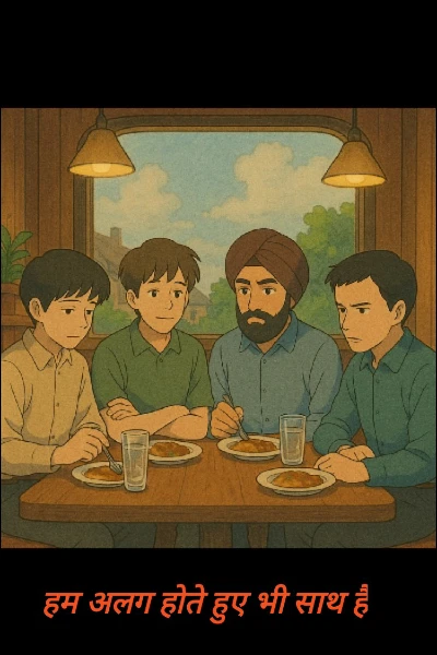 हम अलग होते हुए भी साथ हैं