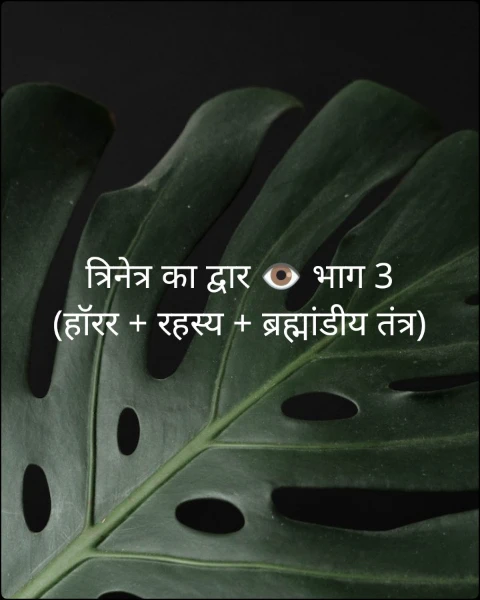 त्रिनेत्र का द्वार 👁️ भाग 3
(हॉरर + रहस्य + ब्रह्मांडीय तंत्र)