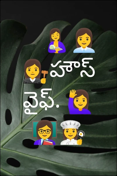 🤱👩‍💼👩‍⚖️హౌస్ వైఫ్. 🙋‍♀️👩‍🏫👩‍🍳