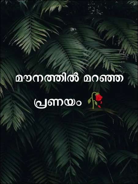 മൗനത്തിൽ മറഞ്ഞ പ്രണയം 🥀