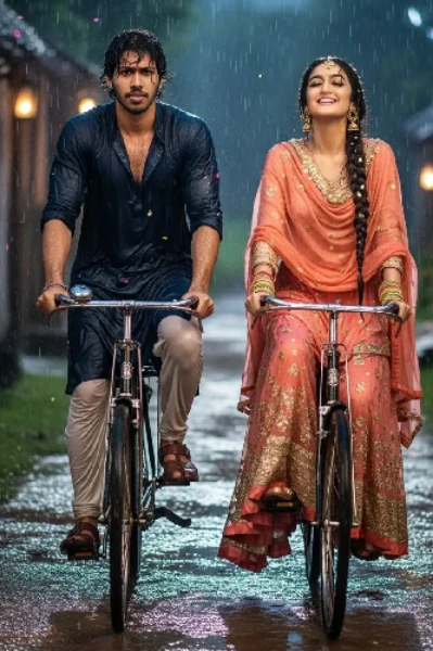 বৃষ্টিভেজা পথ পর্ব ১:অচেনা স্টেশনে আগমন✍️ সুমিত মুখার্জী