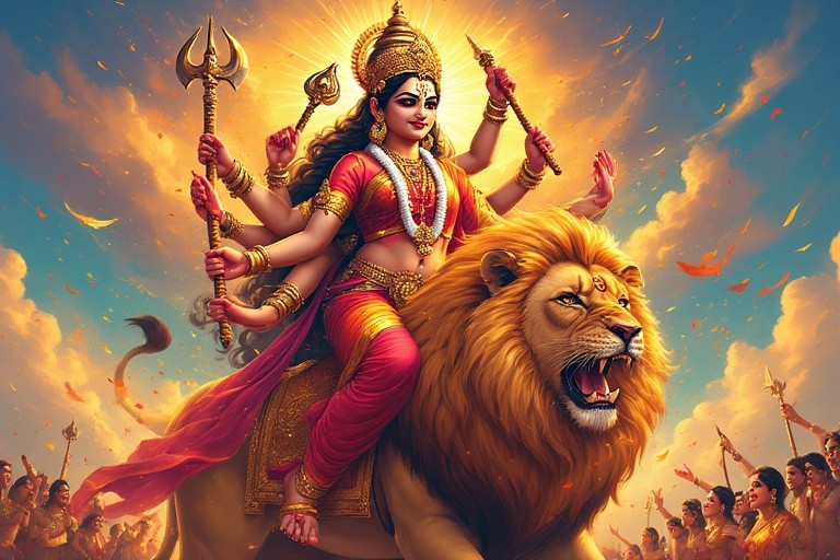 মা দুর্গা ও বিজয়া দশমী: ধর্মের জয় ও অধর্মের পরাজয়ের কাহিনি