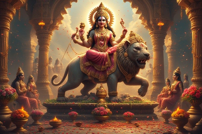 জগদ্ধাত্রী পূজা: বিশ্বধাত্রী দেবীর মাহাত্ম্য